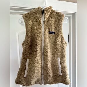 Women’s Patagonia Sherpa vest Cream Tan